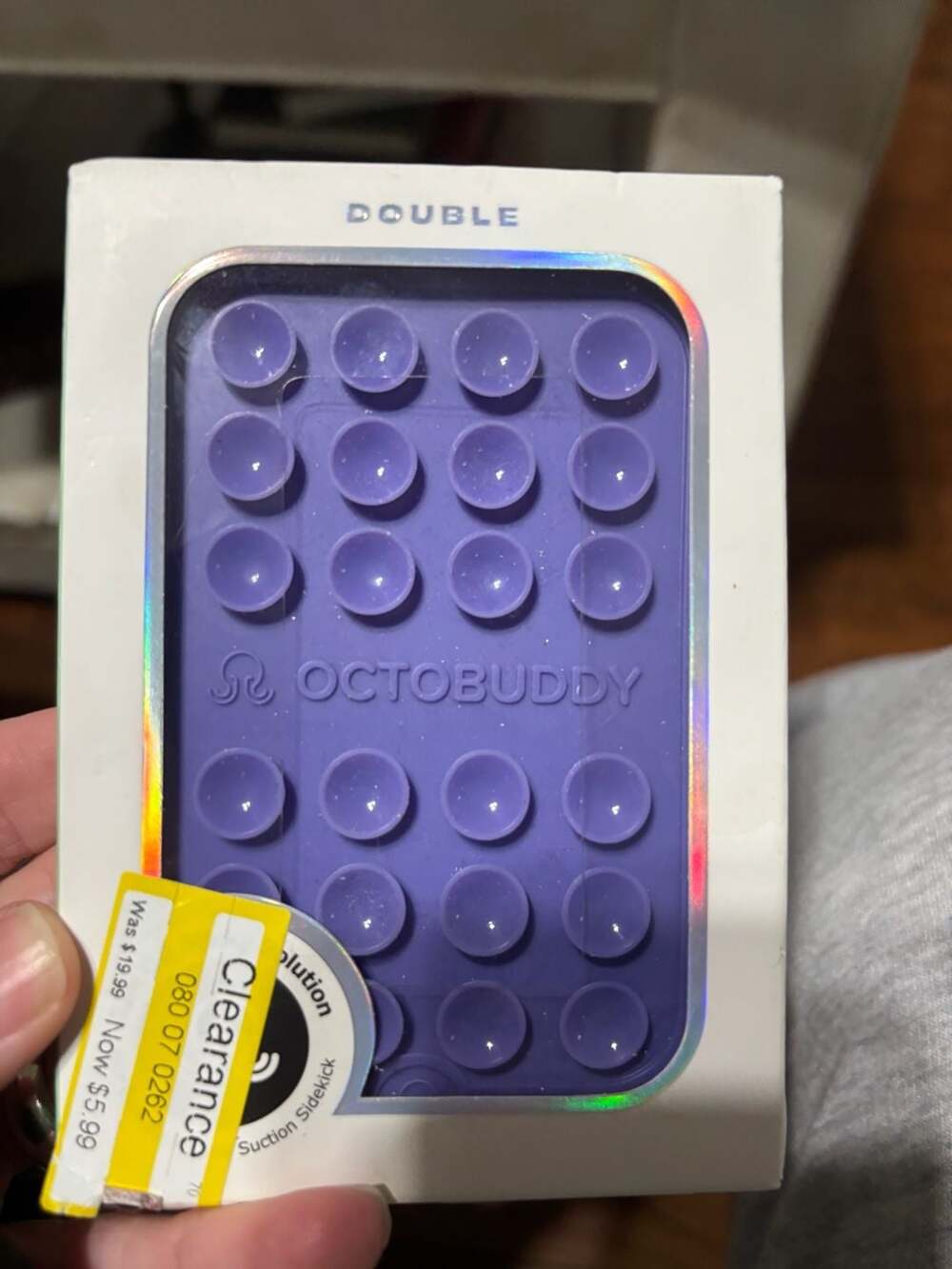 Octobuddy Double Silicone Suction Cup Phone Case Mount